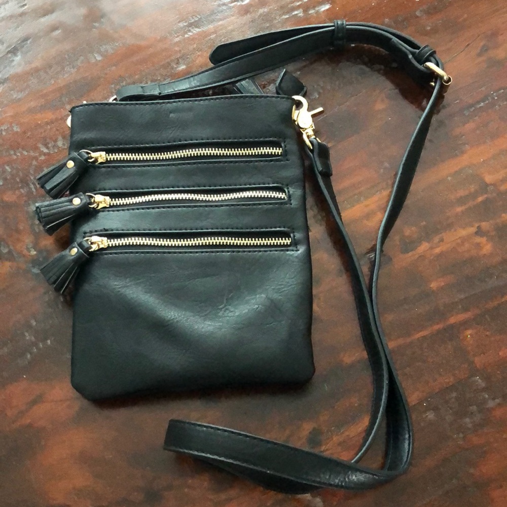 Mark & Hall vegan leather cross body shoulder bag